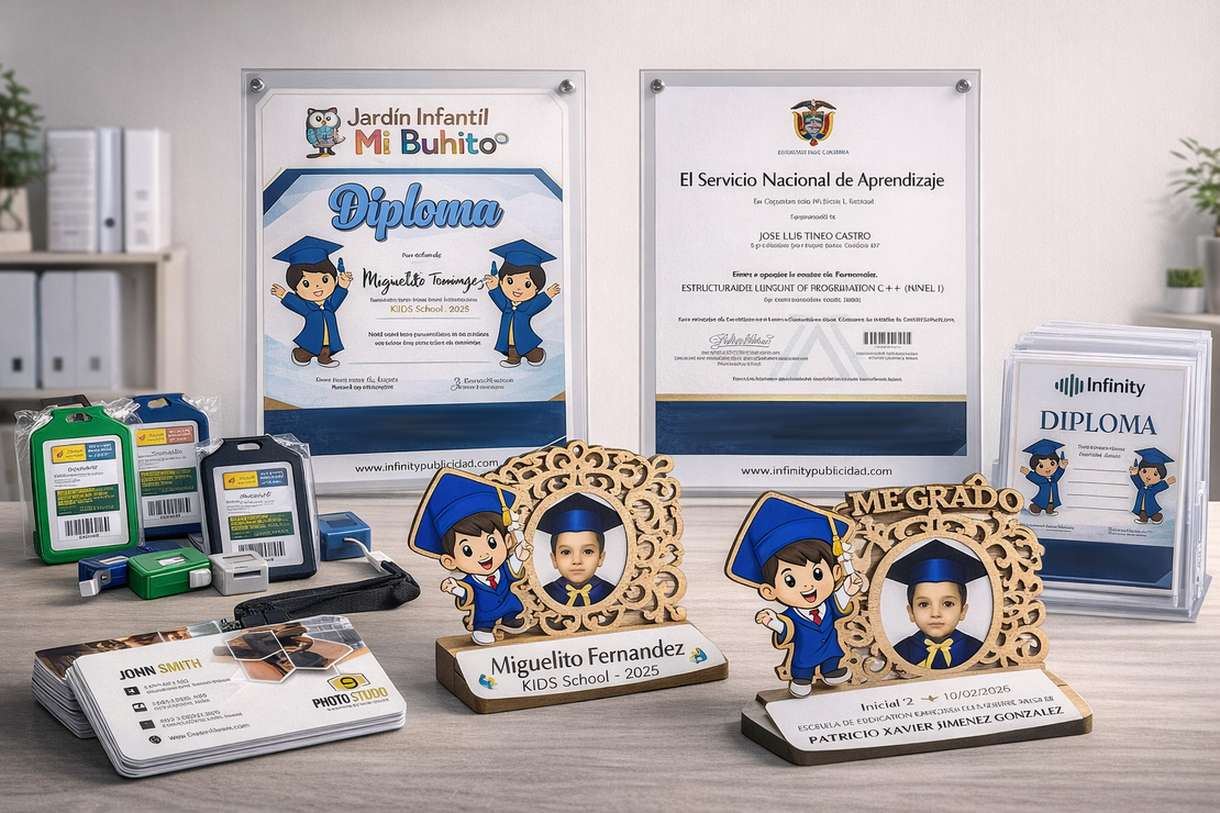 Tarjetas de identificación para evento con cordón